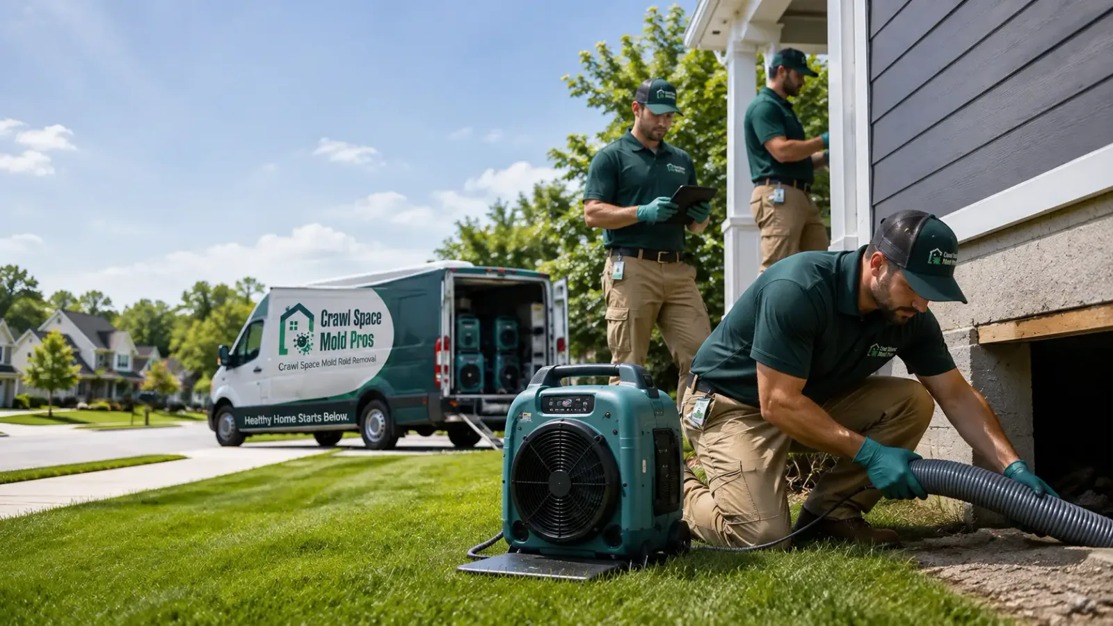 Crawl Space Mold Removal in Charlottesville, VA